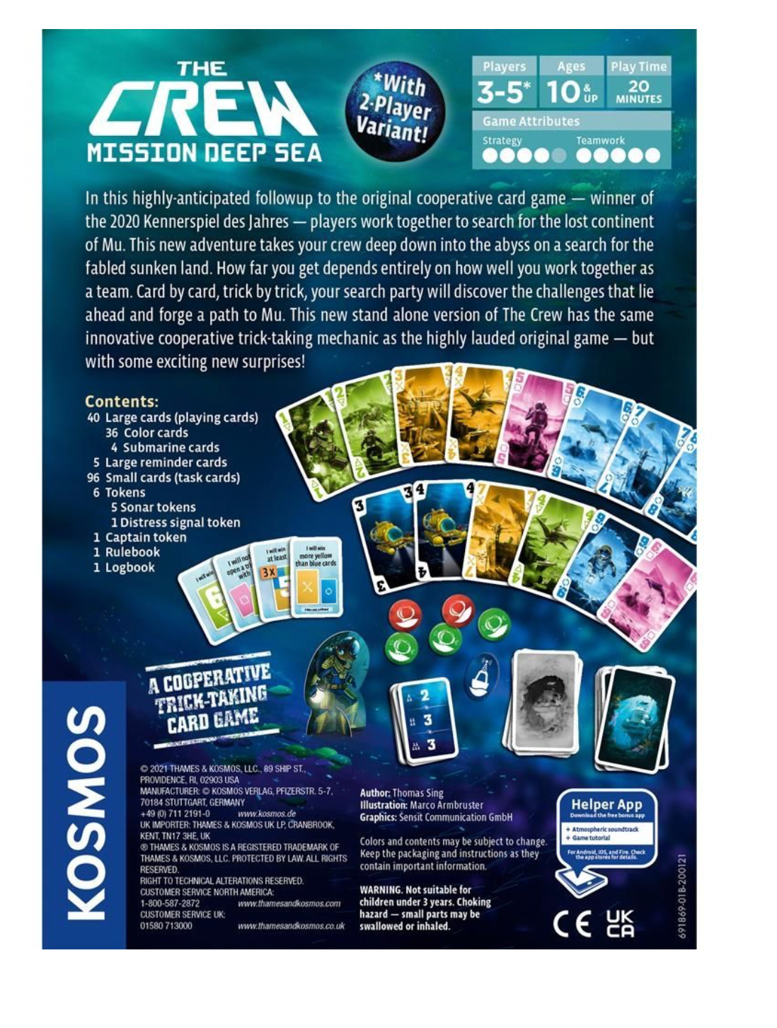 Kosmos cooperative game - The Crew: Mission Deep Sea