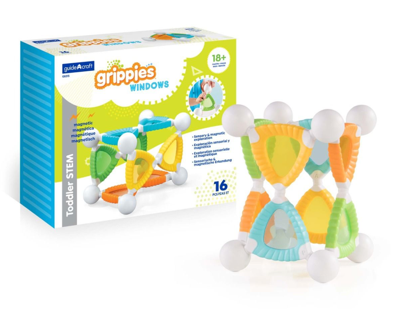 Magnetische constructieset - Grippies Windows (stukken)