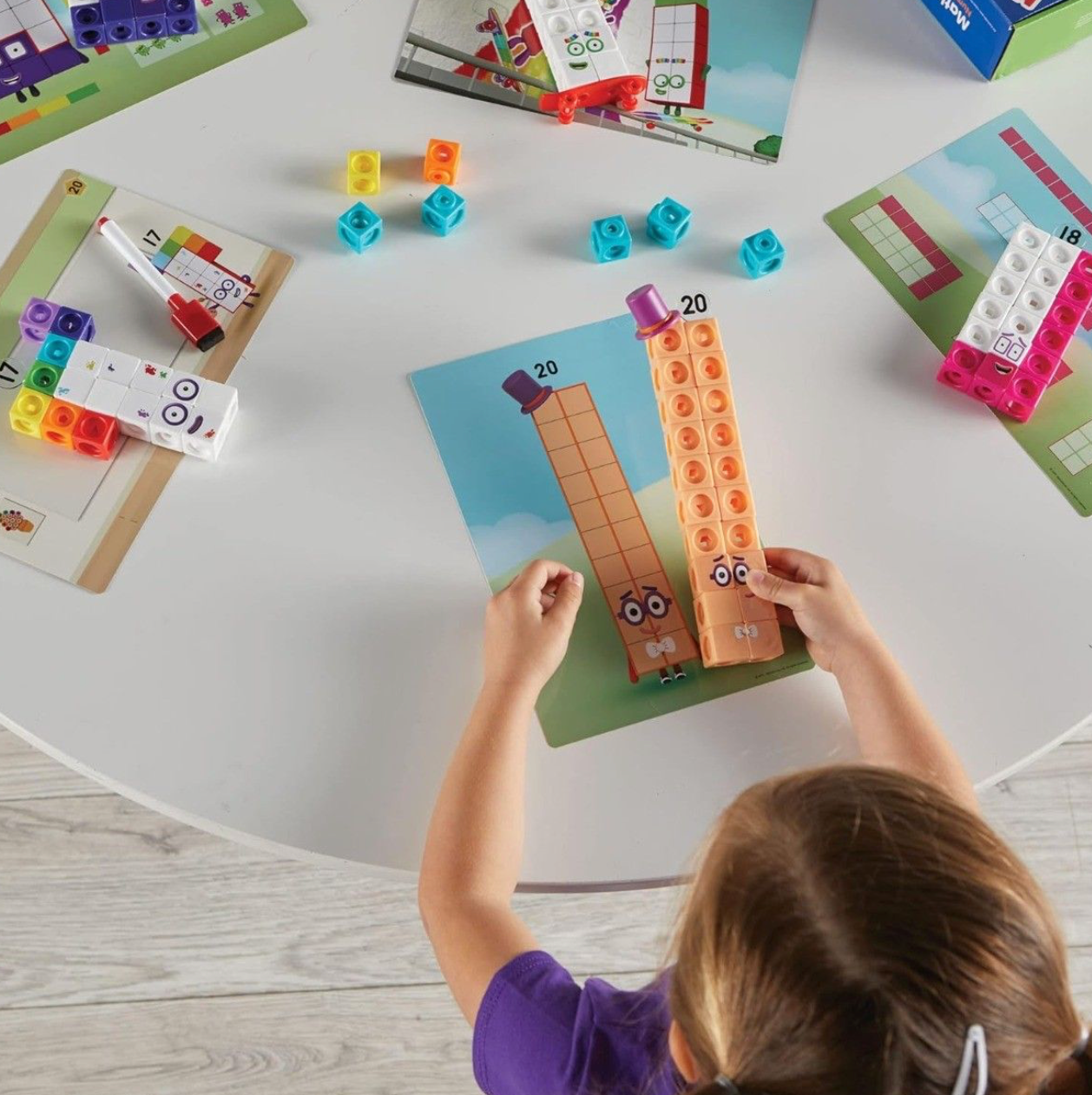 MathLink Cubes Numberblocks Counting Set - Numbers 11 to 20