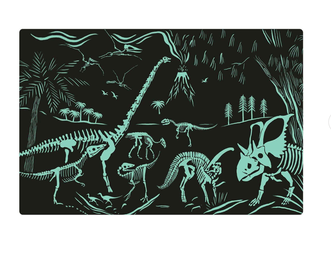 Im Dunkeln leuchtendes Puzzle - Dinosaurier