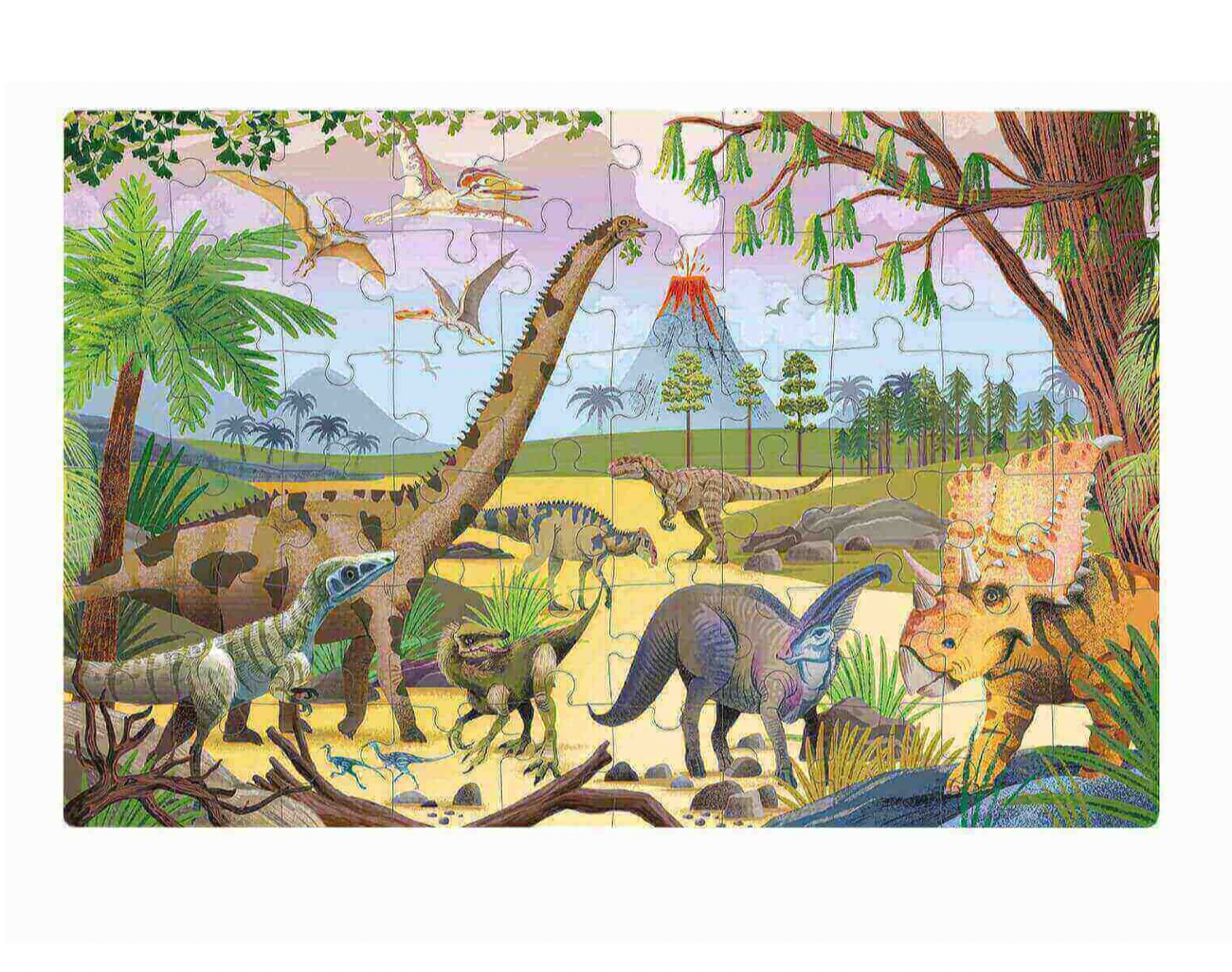 Im Dunkeln leuchtendes Puzzle - Dinosaurier